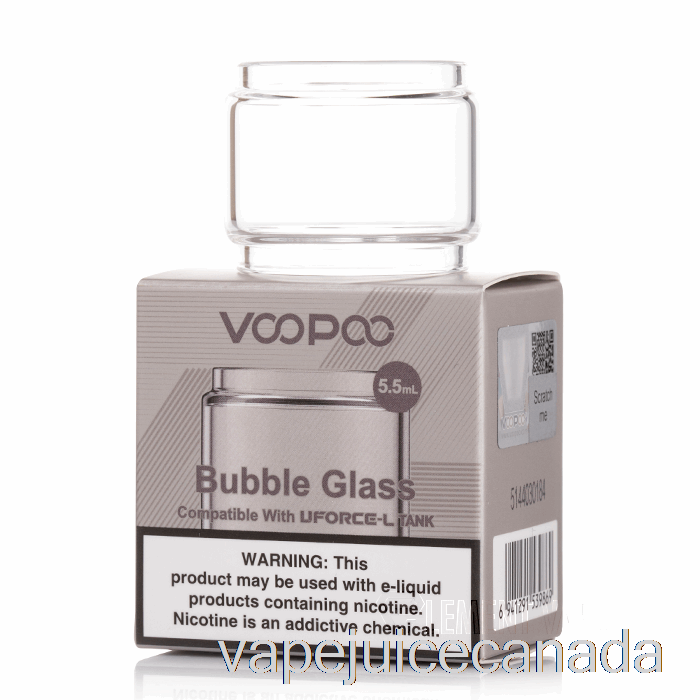 Vape Disposable Canada VOOPOO UFORCE-L Replacement Glass 4mL Straight Glass